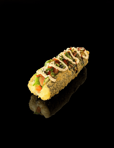 133 Hot Dog Roll Salmon