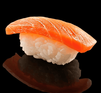 67 Fried Salmon Nigiri (2 pieces)