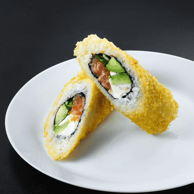1 "Salmon tempura street roll"
