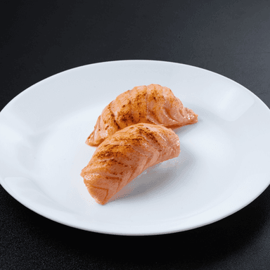 67 Fried Salmon Nigiri (2 pieces)